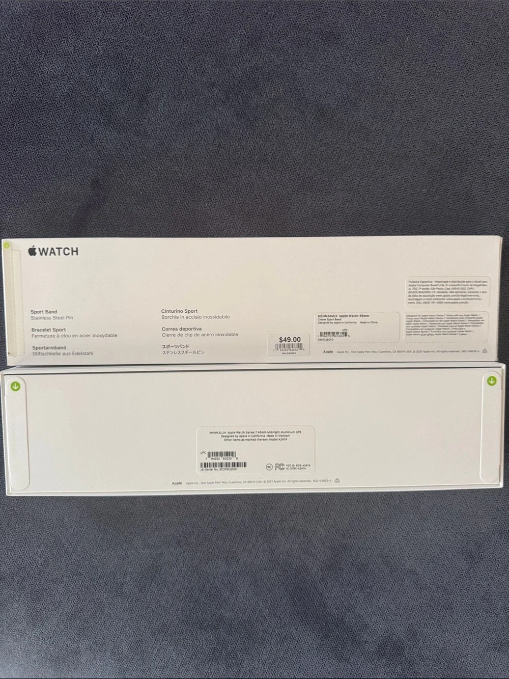 Apple Watch with Green Sport Band New